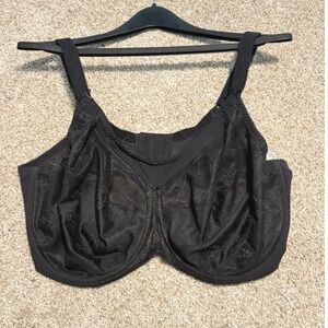 Goddess Bra Womens 44H Black Kayla Full Coverage Underwire GD6041BLk         K